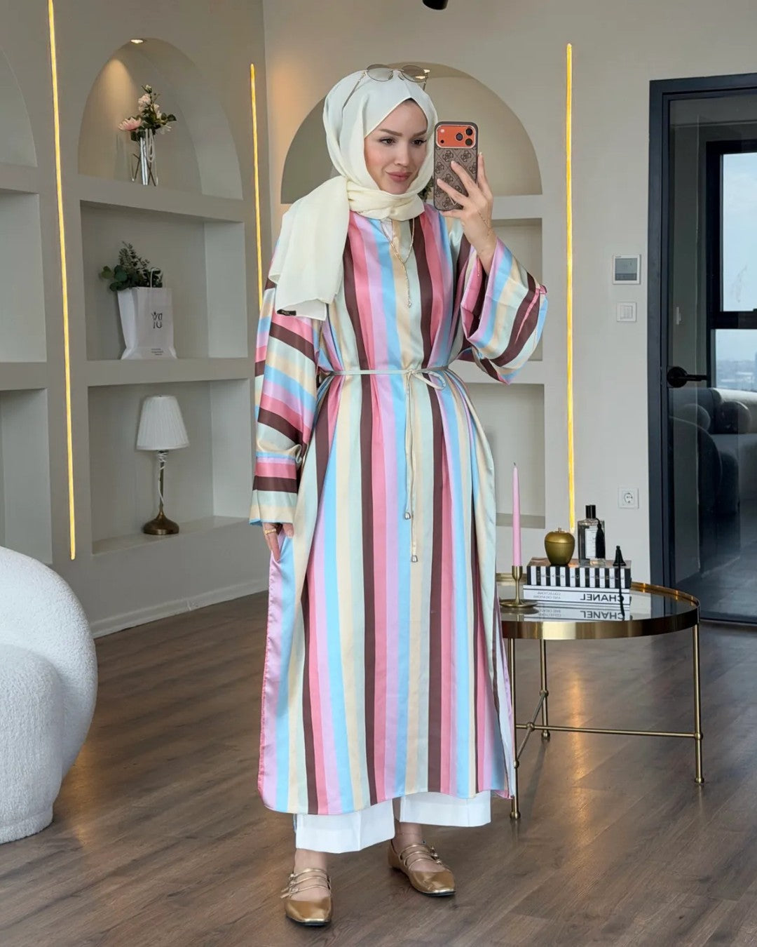 Striped Summer Dress + Belt
