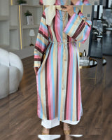 Striped Summer Dress + Belt