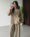 Structured Buttoned Set