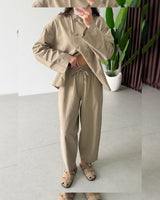 Structured Buttoned Set