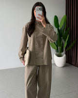 Structured Buttoned Set