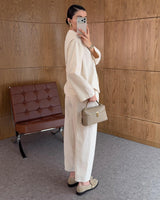 Structured Buttoned Set