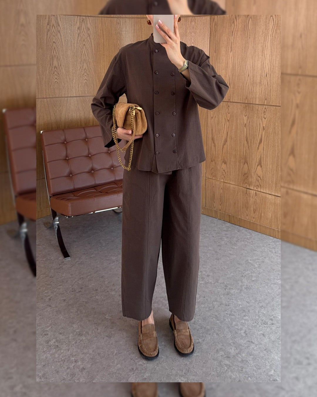 Structured Buttoned Set