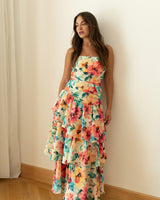 Summer Floral Midi Dress