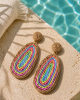Summer Woven Drop Earrings