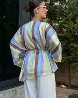 Sunset Summer Striped Shirt + Belt