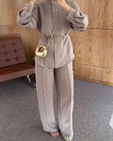 Tailored Co-Ord Set + Belt