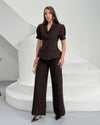 Tailored Peplum Blazer Suit