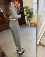 Tailored Straight Trousers