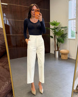 Tailored Straight Trousers