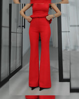 The Colette Peplum Set
