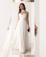 The Draped Veil Gown