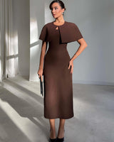 The Duchess Cape Dress