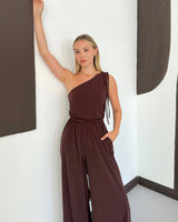 The One-Shoulder Jumpsuit