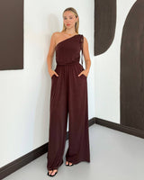 The One-Shoulder Jumpsuit