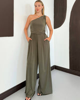 The One-Shoulder Jumpsuit
