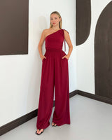 The One-Shoulder Jumpsuit
