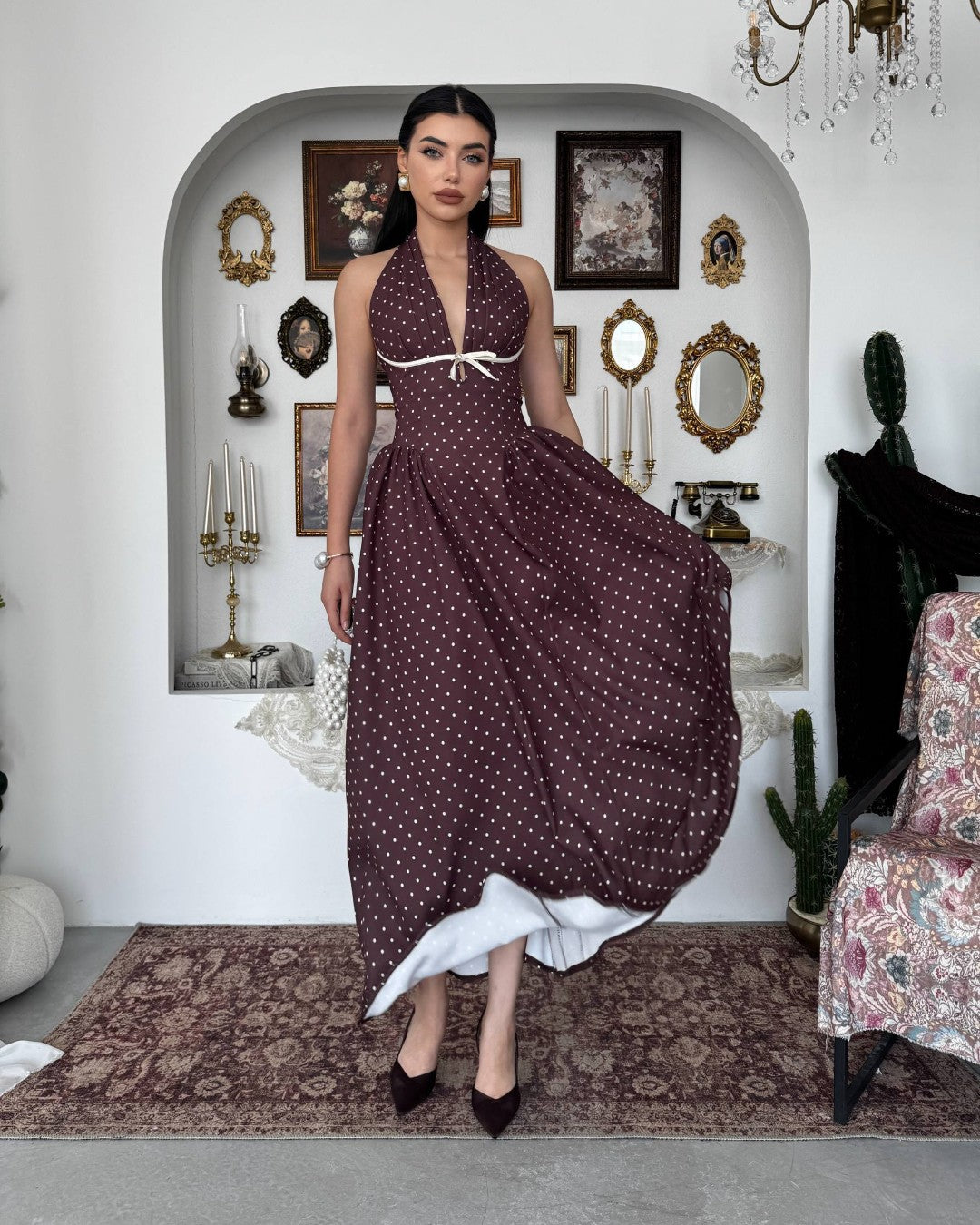 The Vintage Polka Dress