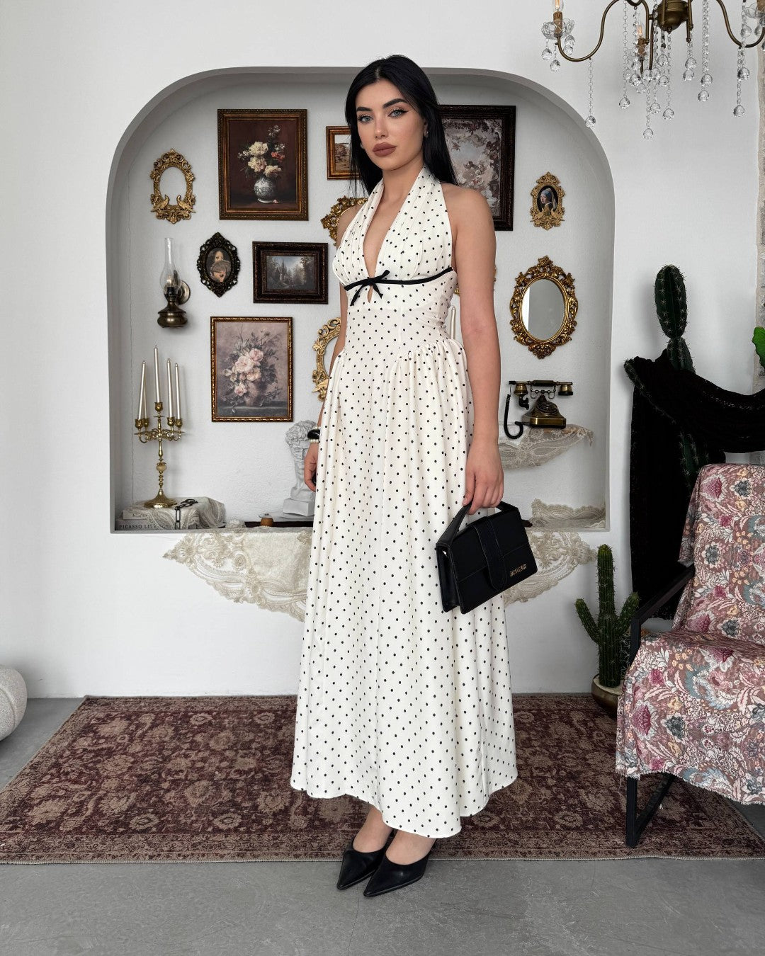 The Vintage Polka Dress