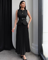 Timeless Pleated Elegance Set