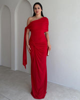 Valentina One-Shoulder Gown
