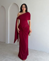 Valentina One-Shoulder Gown