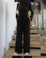 Veyra Ruched Wide-Leg Set