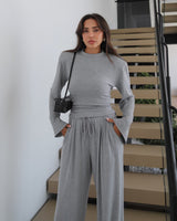 Veyra Ruched Wide-Leg Set