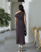Vintage Off-Shoulder Dress