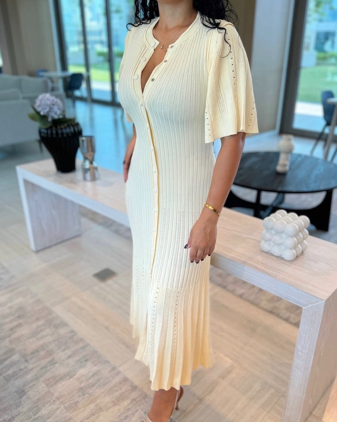 Vintage Pleated Dress