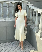 Vintage Pleated Dress