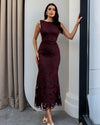 Virelle Lace Midi Dress