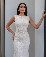Virelle Lace Midi Dress