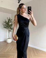 Virelle One-Shoulder Dress