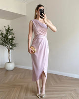 Virelle One-Shoulder Dress