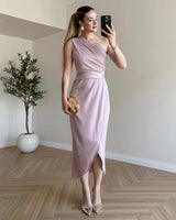 Virelle One-Shoulder Dress