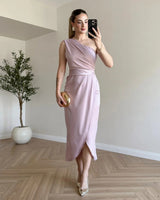 Virelle One-Shoulder Dress