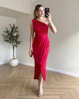 Virelle One-Shoulder Dress