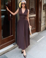 Waistline Maxi Dress