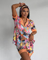 Wild Pop Pajama Set