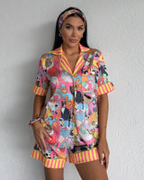 Wild Pop Pajama Set