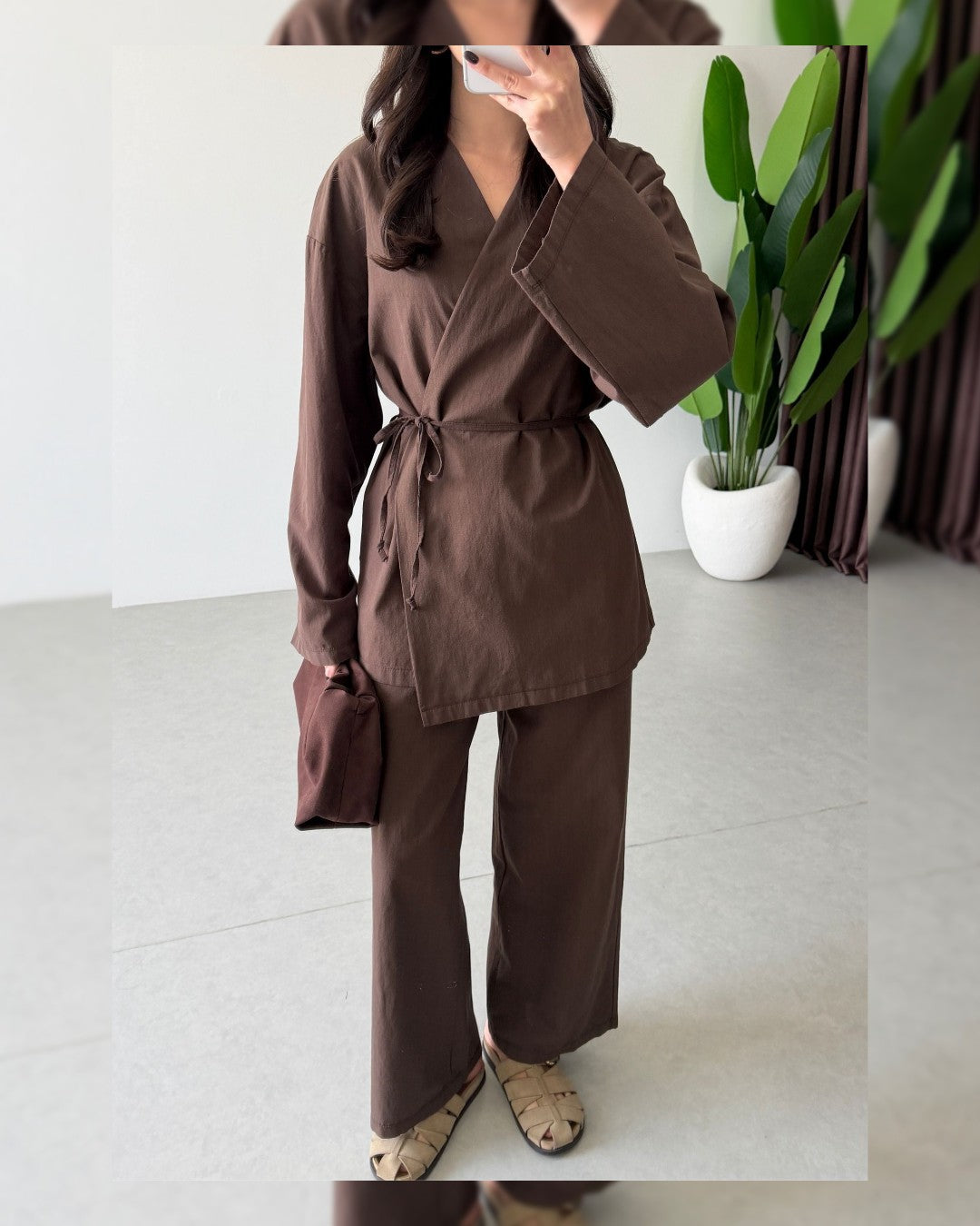 Wrap Kimono Set + Belt